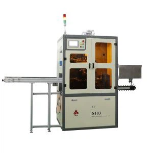 Máquina de serigrafia rotativa automática